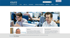 Desktop Screenshot of esuregroup.com